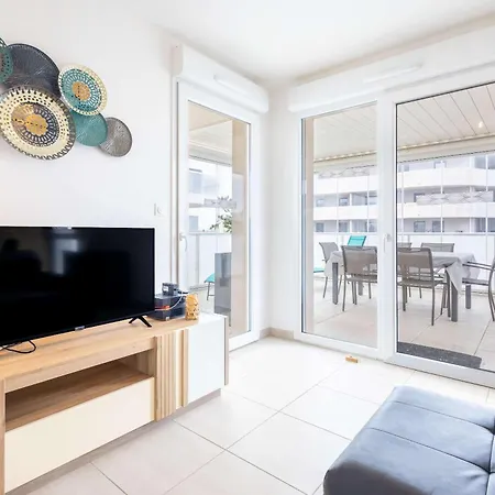 Avec Terrasse A 450m De La Lejlighed Sérignan